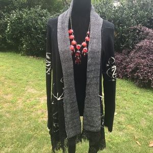 EUC! Simply Couture Cardigan with Lace Accents